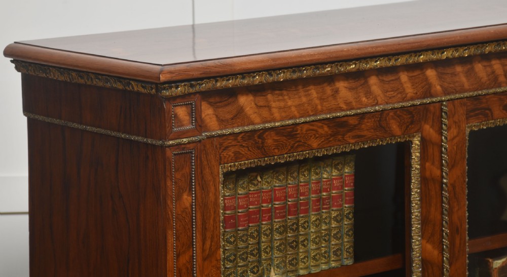 Rosewood two-door bookcase by Holland and sons View VIII