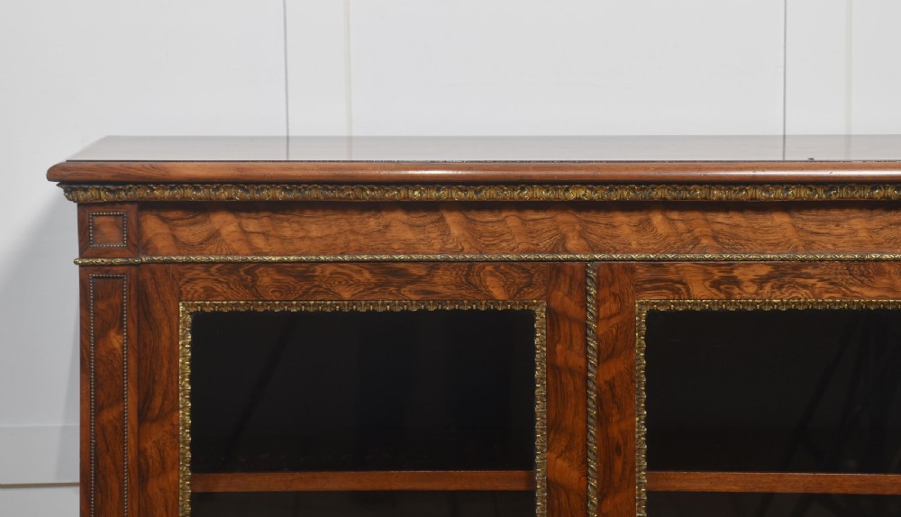 Rosewood two-door bookcase by Holland and sons View XII