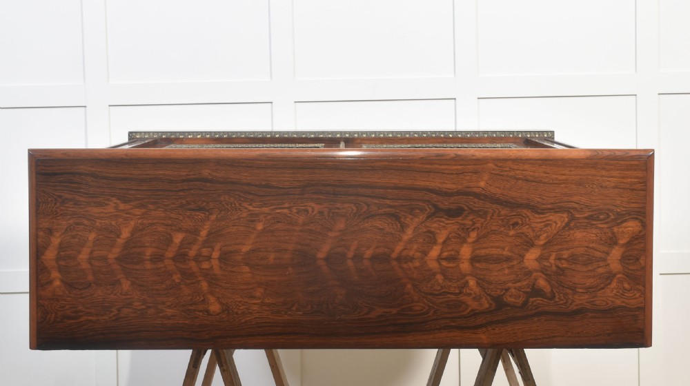 Rosewood two-door bookcase by Holland and sons View XIII