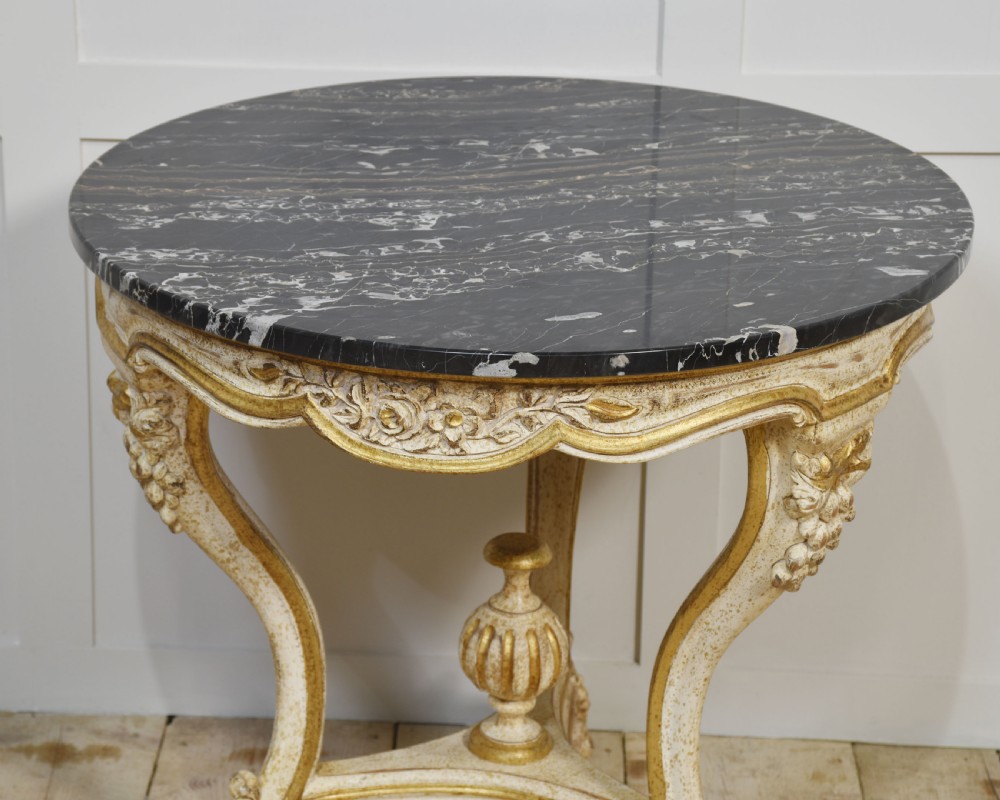 Italian painted and parcel gilt occasional table View II