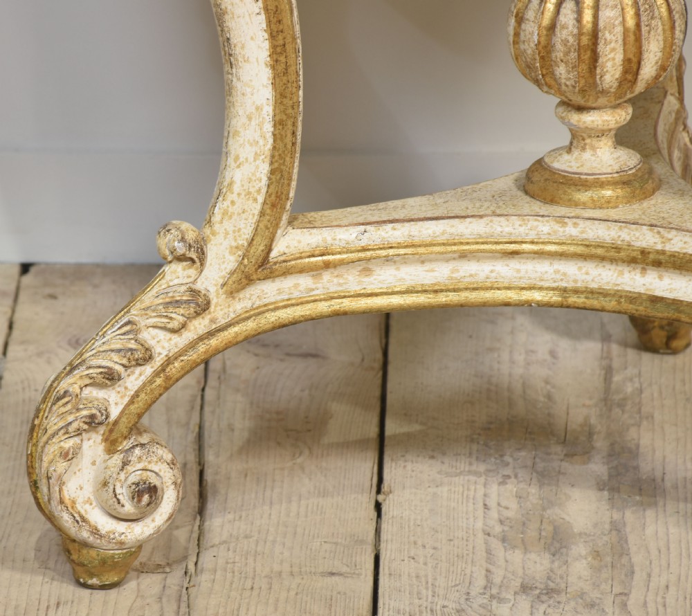 Italian painted and parcel gilt occasional table View III