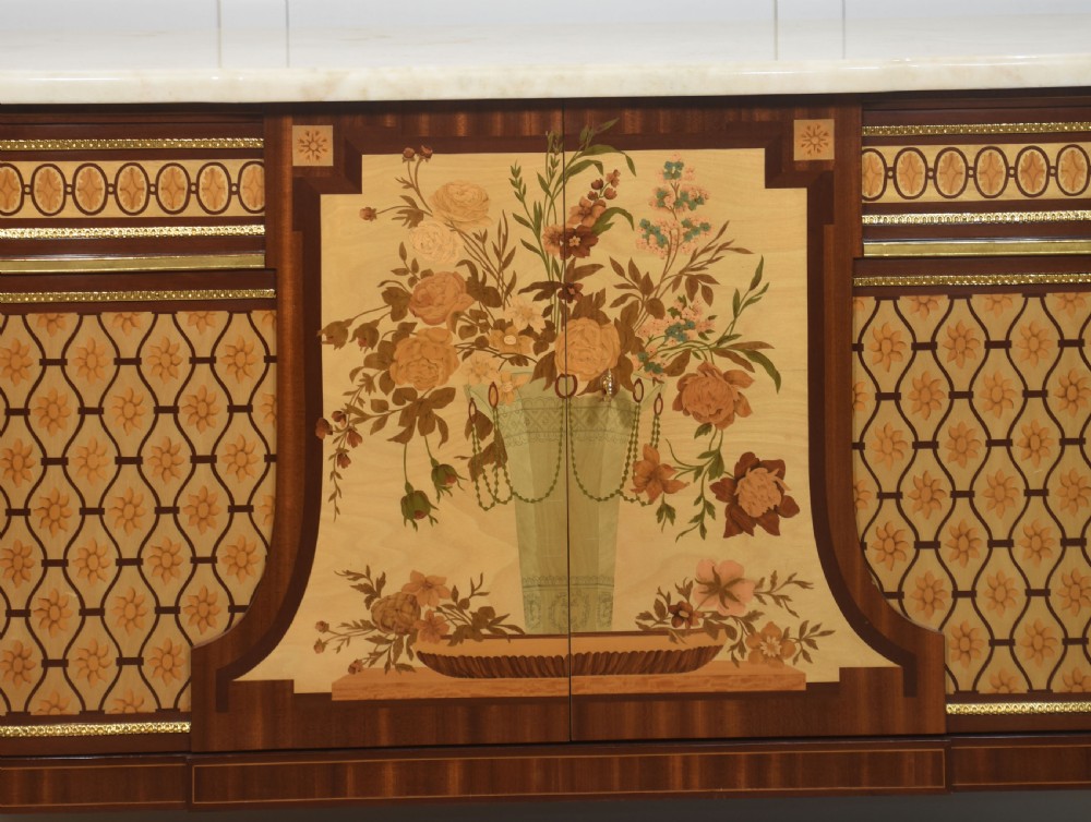 Italian gilt-metal mounted inlaid cabinet View II