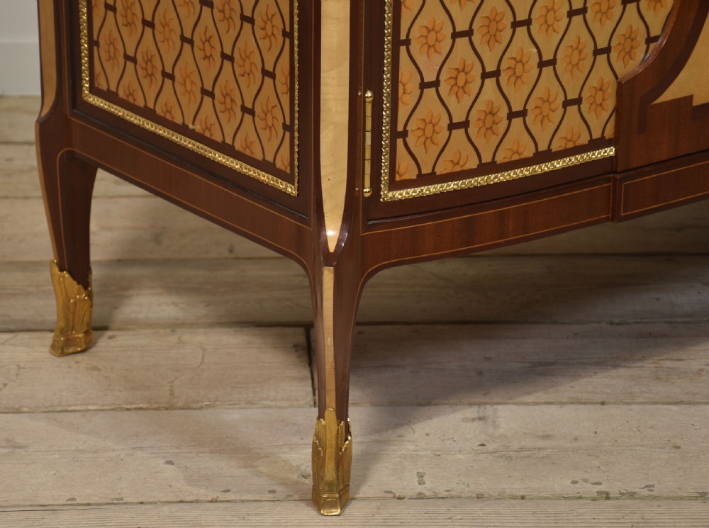 Italian gilt-metal mounted inlaid cabinet View VIII