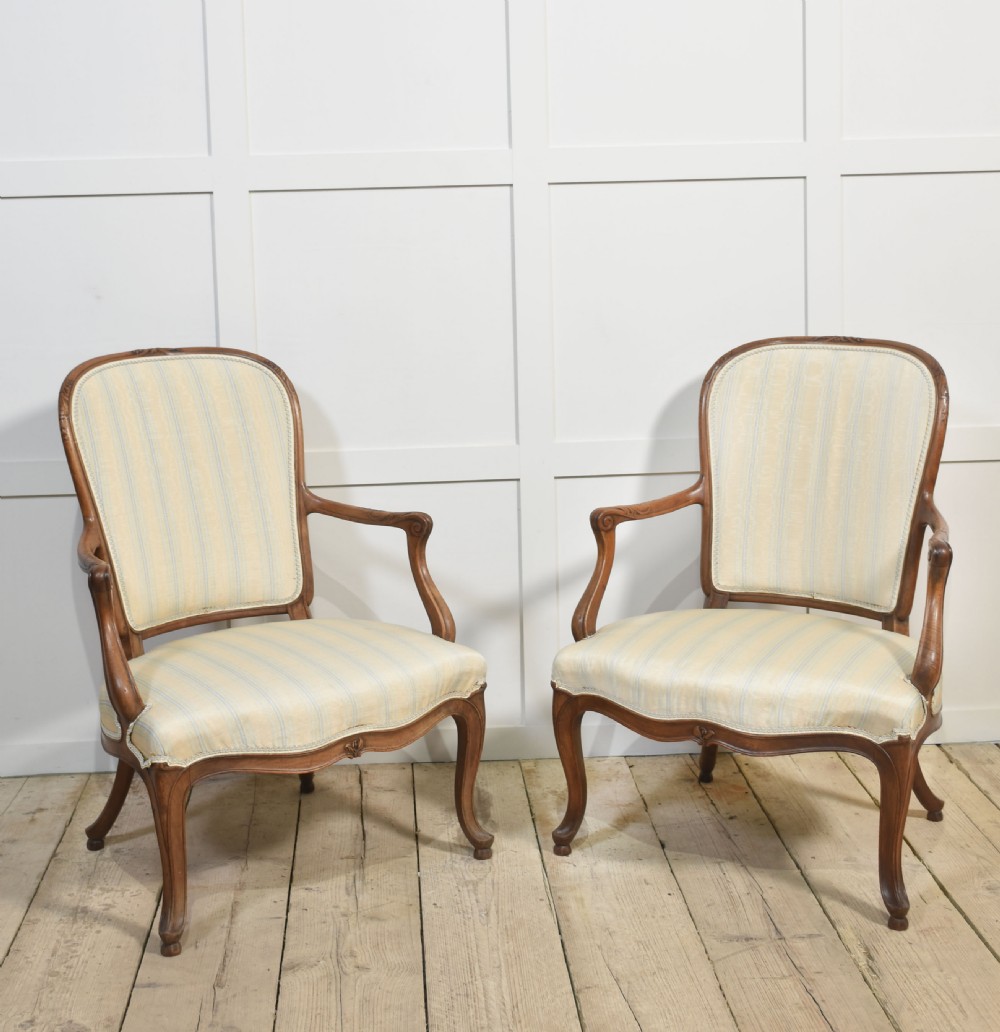 Pair of 19th century armchairs