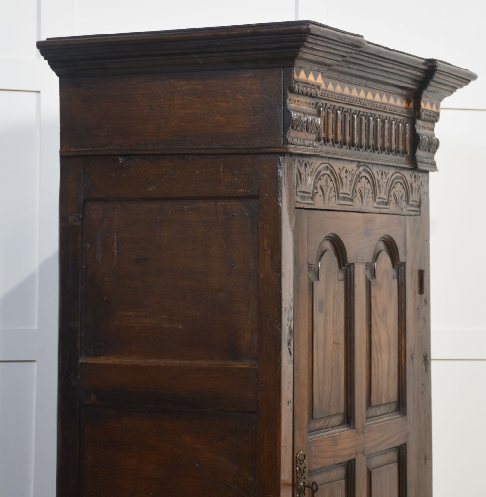 Oak single door wardrobe View VIII