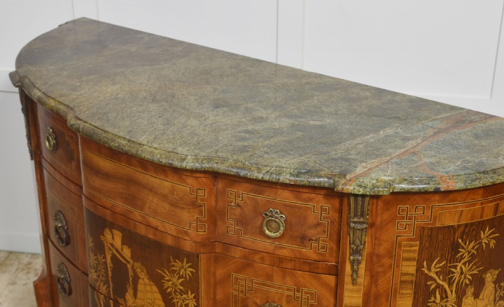 Marquertry inlaid chest of drawers View XIV