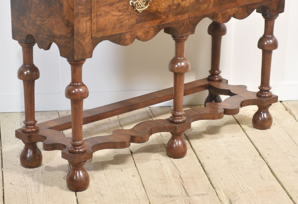Walnut Queen Ann style display cabinet View V