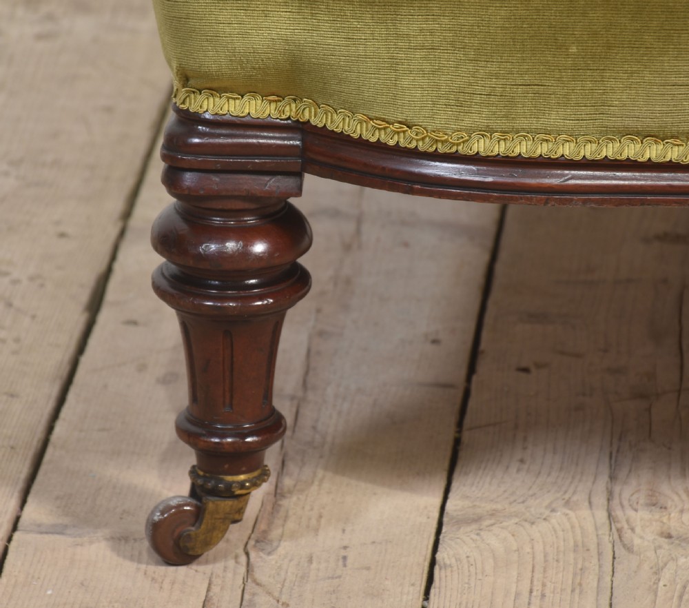 Pair of mahogany framed library chairs View XI