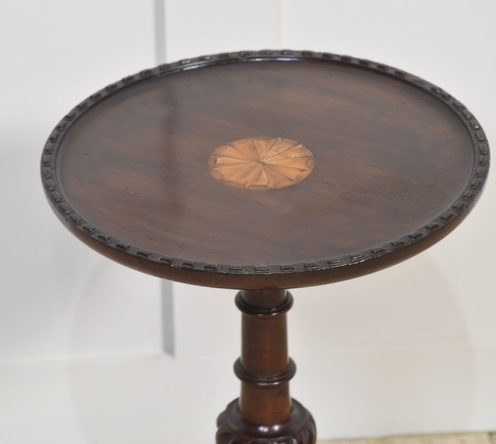 Mahogany inlaid side table View II