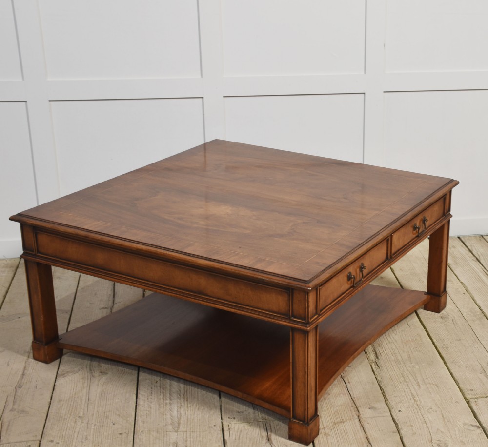Mahogany coffee table View II