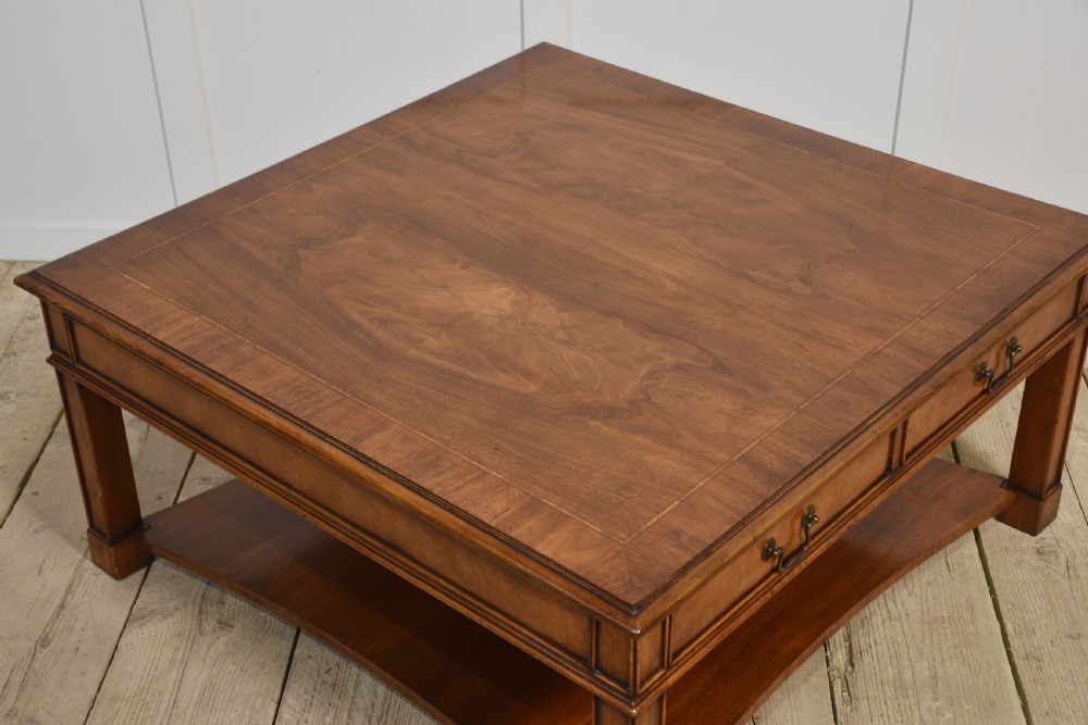 Mahogany coffee table View IV