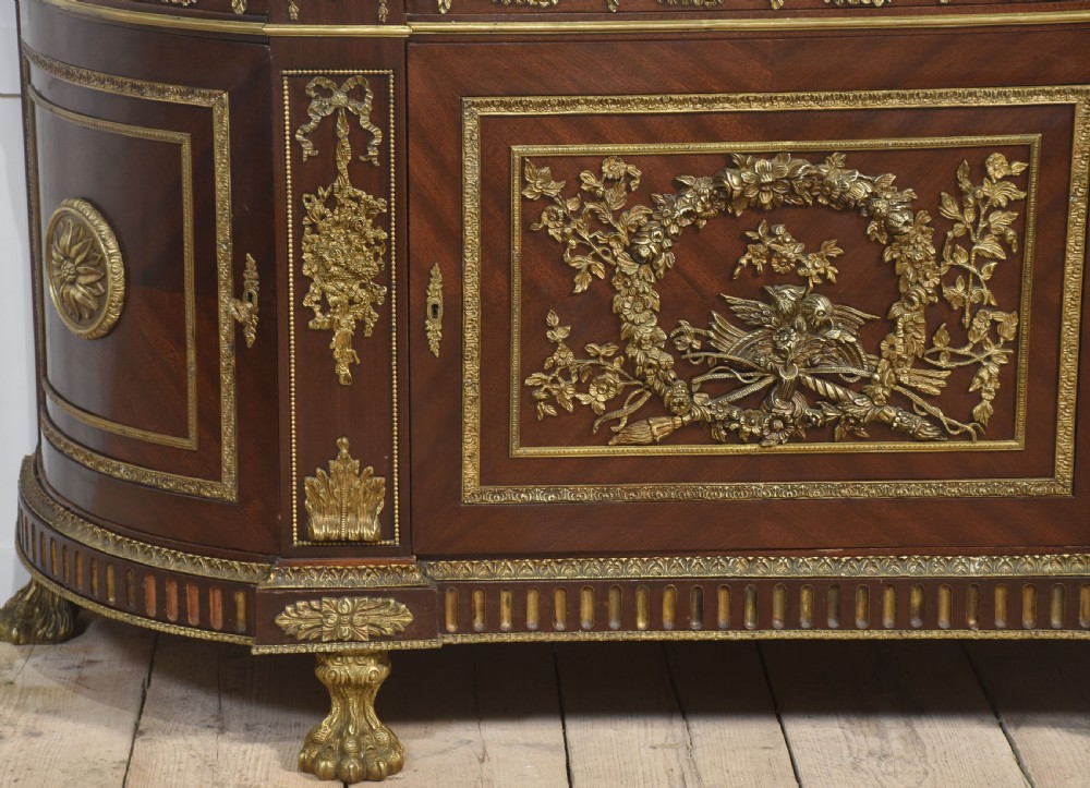 Louis XVI style mahogany cabinet View V