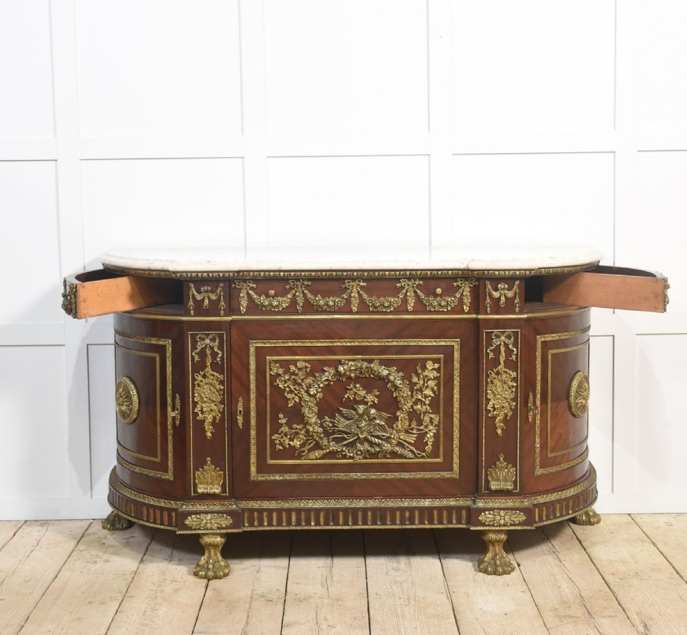 Louis XVI style mahogany cabinet View X
