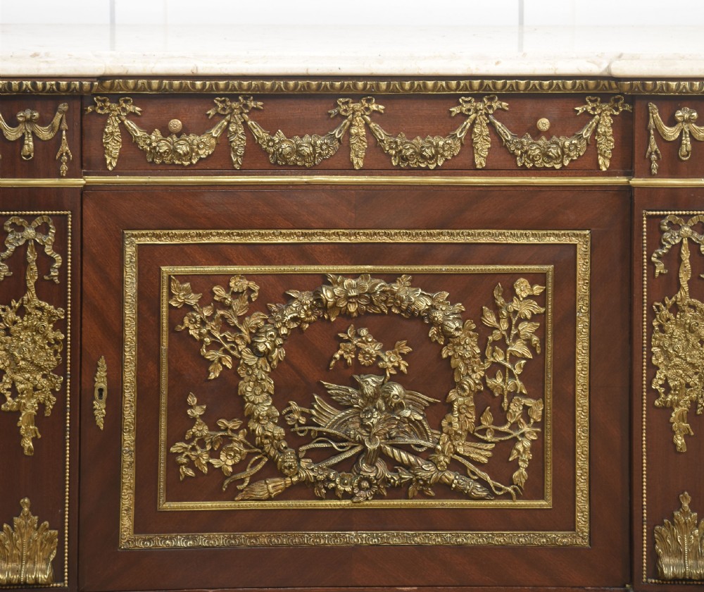 Louis XVI style mahogany cabinet View XI