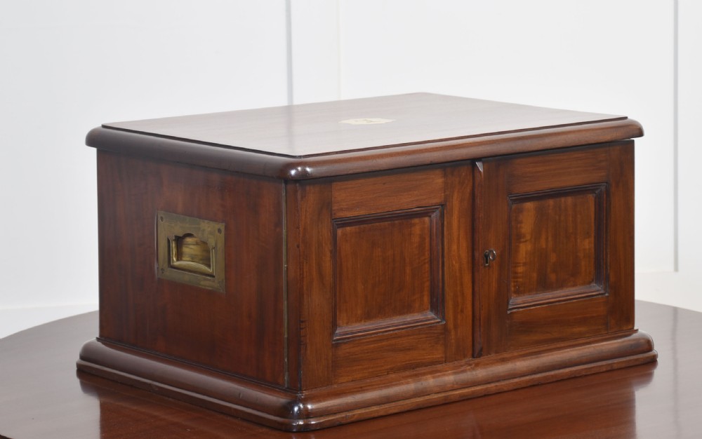 Mahogany collectors cabinet View II