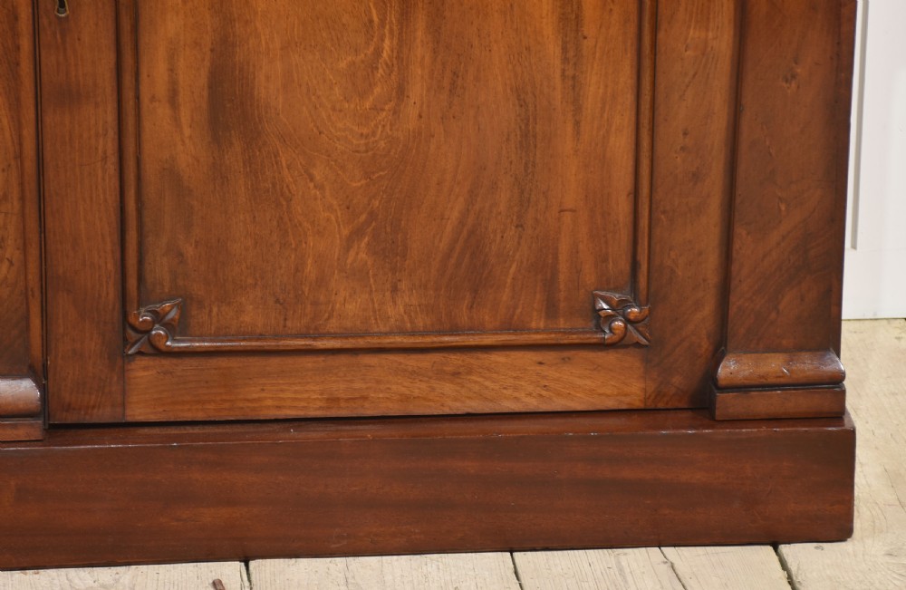 Mahogany library bookcase View II
