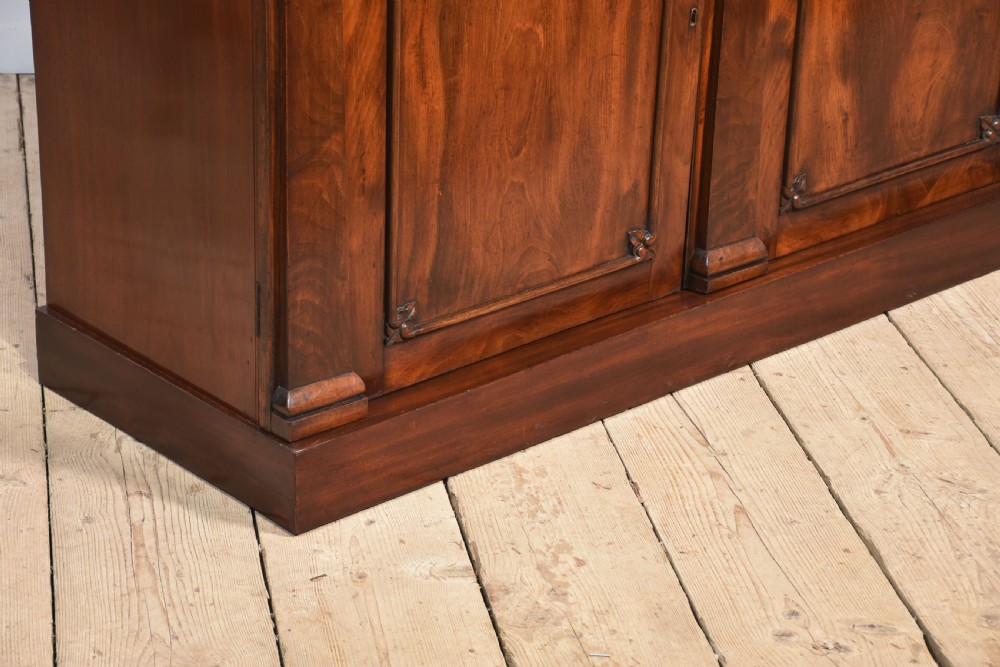 Mahogany library bookcase View VIII