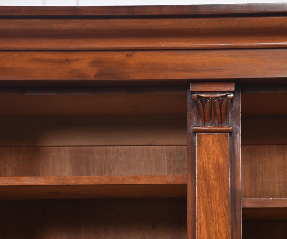 Mahogany library bookcase View XIV