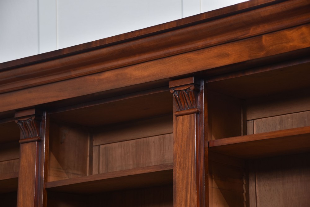 Mahogany library bookcase View XVII