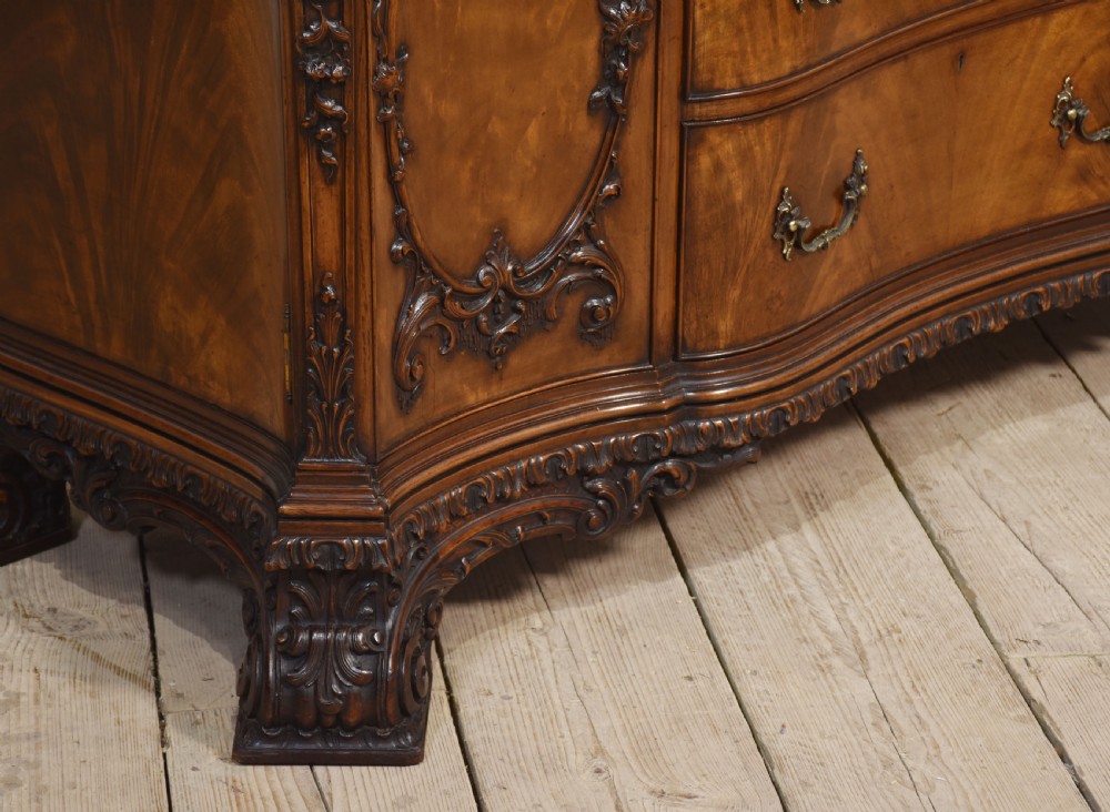 Chippendale Revival carved mahogany sideboard View VI