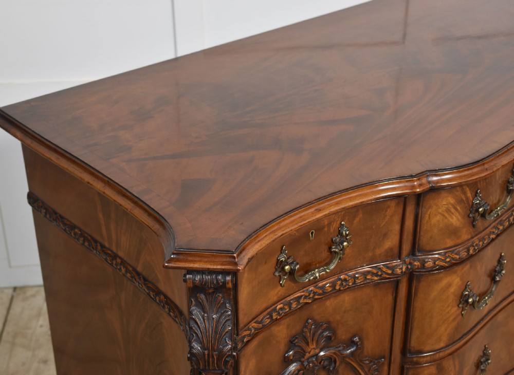 Chippendale Revival carved mahogany sideboard View VIII