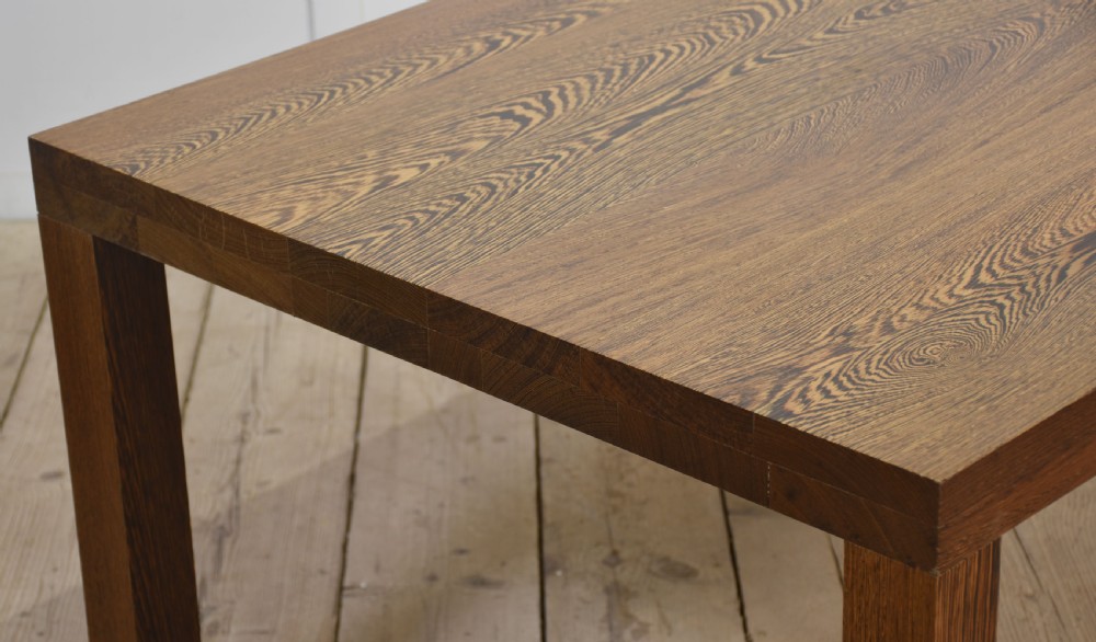 Rectangular oak dining table View III