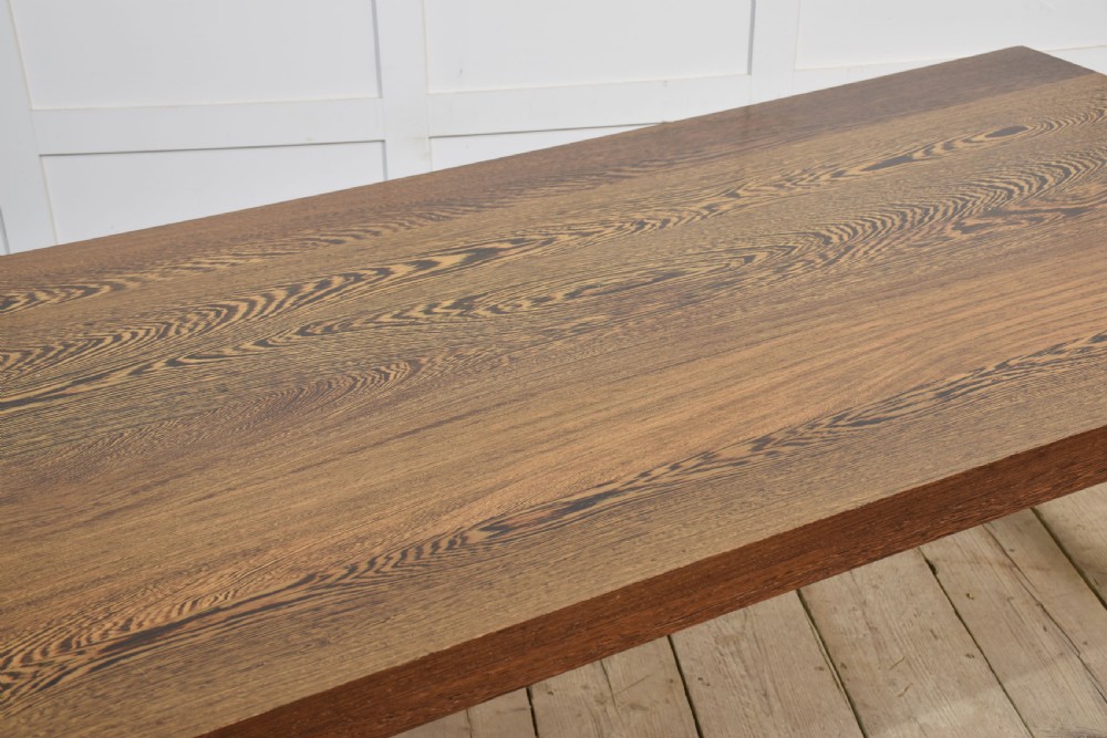 Rectangular oak dining table View VIII