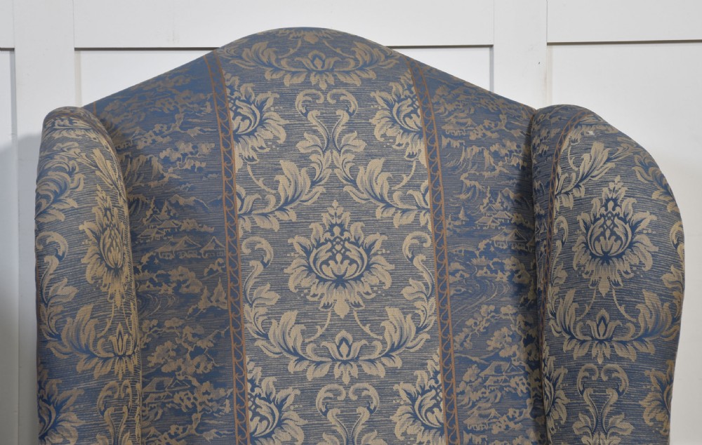 Pair of Georgian style wingback armchairs View VI