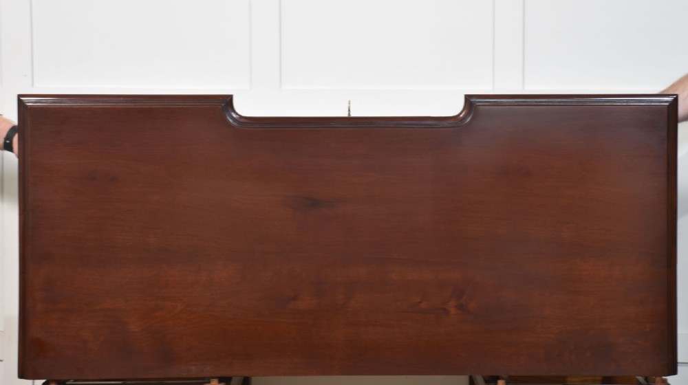 Carved mahogany desk View XIV