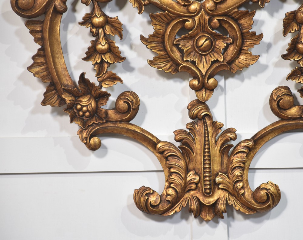 Rococo style gilwood wall mirror View VII