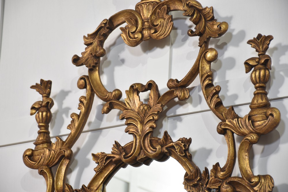 Rococo style gilwood wall mirror View VIII