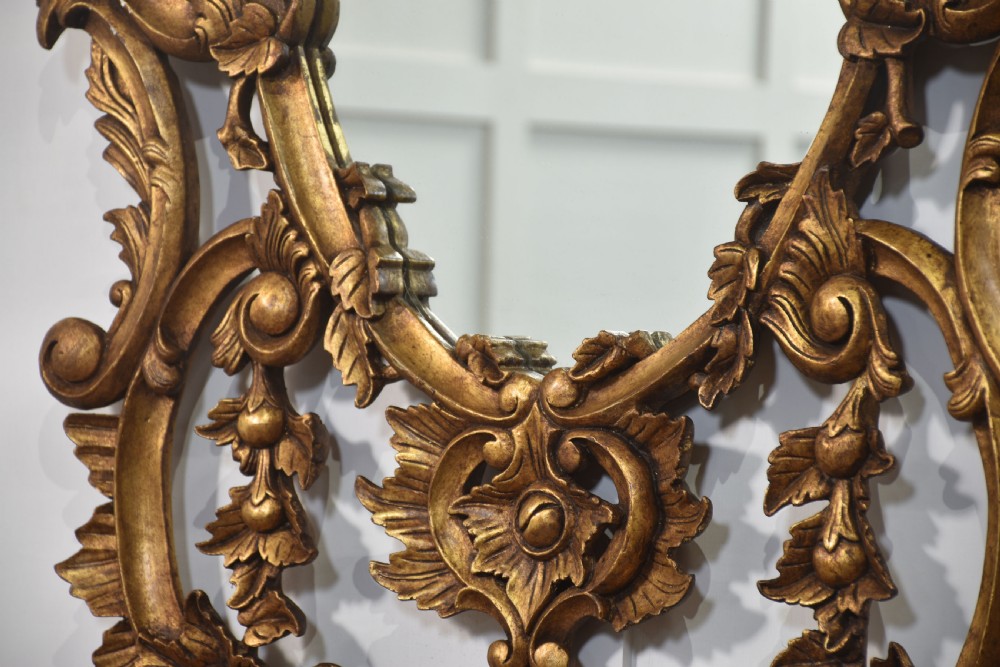 Rococo style gilwood wall mirror View IX