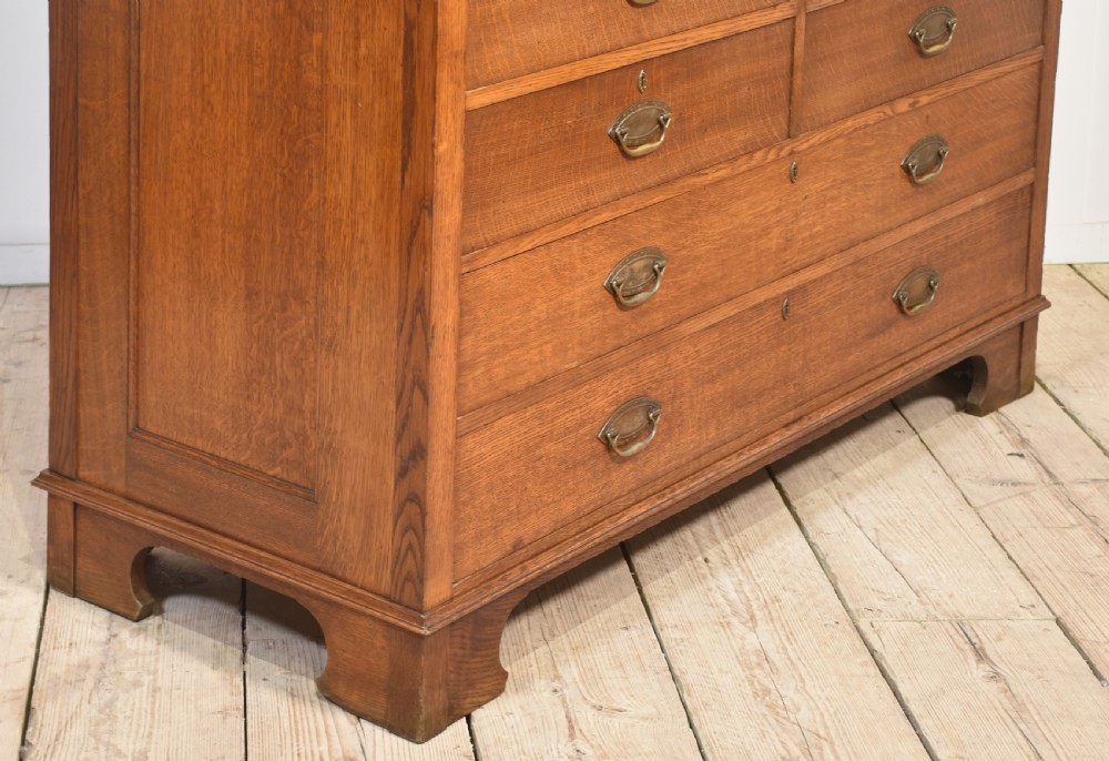 Arts & Crafts oak cupboard View IX