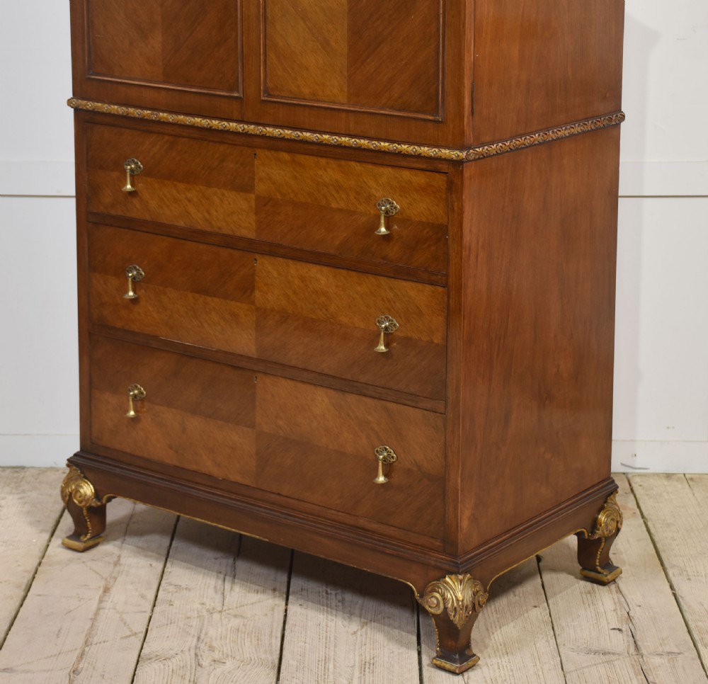 Walnut figured cabinet View IX