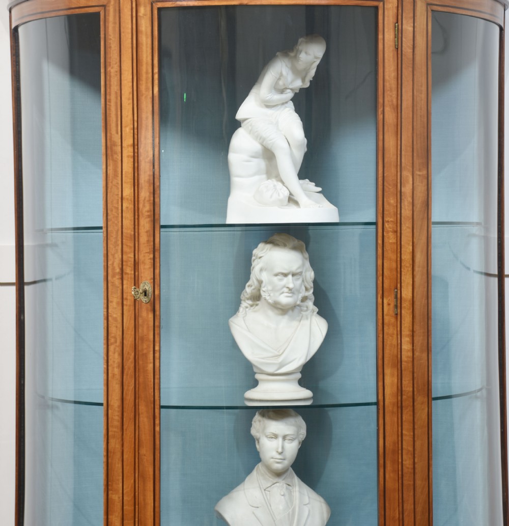 Satinwood inlaid display cabinet View VI