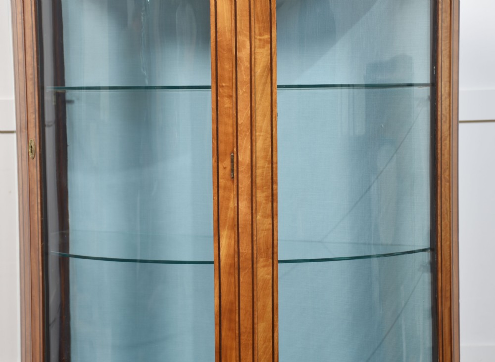 Satinwood inlaid display cabinet View XV