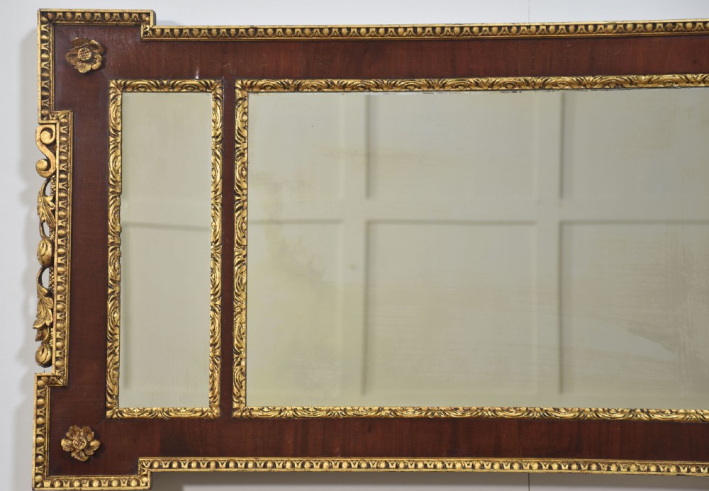 Parcel-gilt mahogany overmantle mirror View III