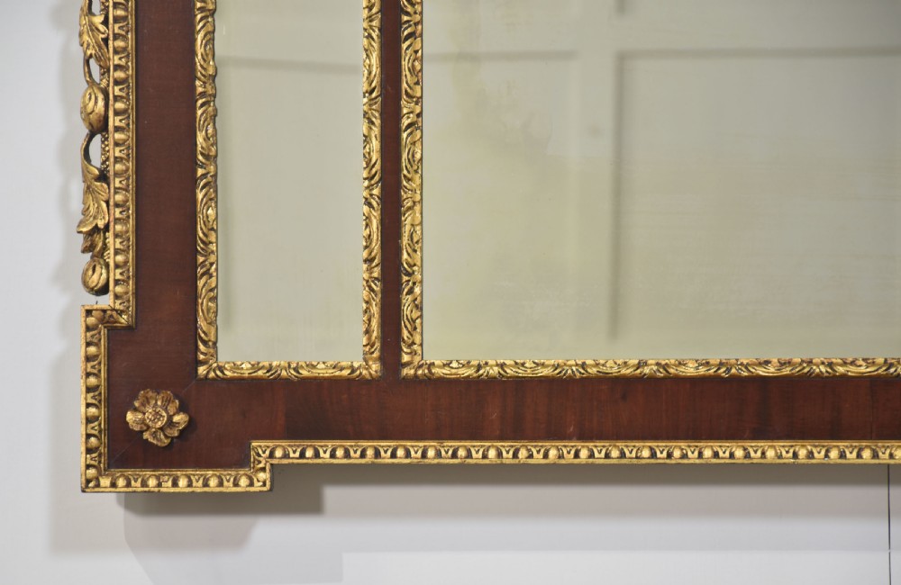 Parcel-gilt mahogany overmantle mirror View IV