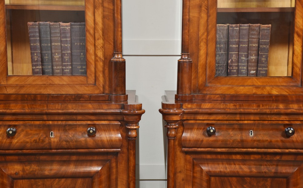 Pair of Mahogany Library Bookcases View III