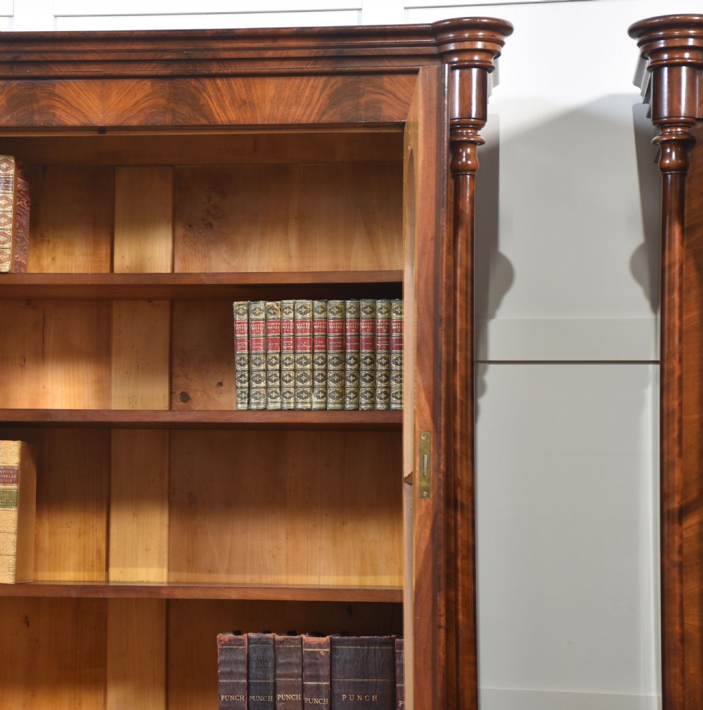 Pair of Mahogany Library Bookcases View VIII