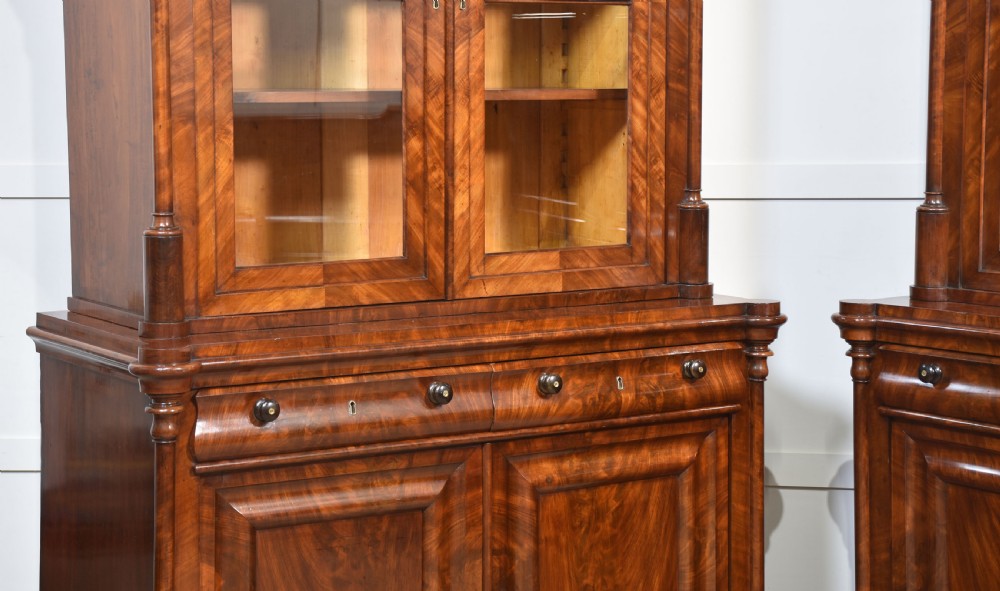 Pair of Mahogany Library Bookcases View XIV