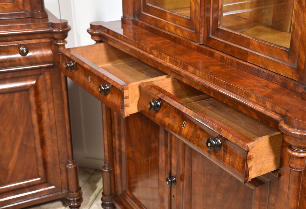 Pair of Mahogany Library Bookcases View XVII