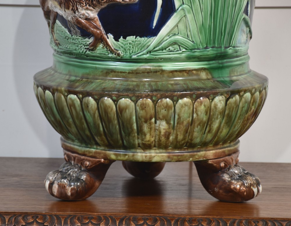 Majolica Jardiniere by Thomas Forrester View IV
