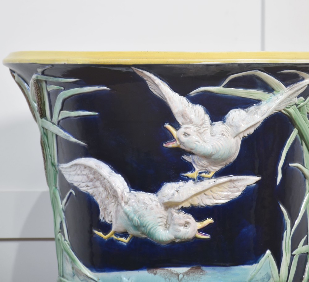 Majolica Jardiniere by Thomas Forrester View V