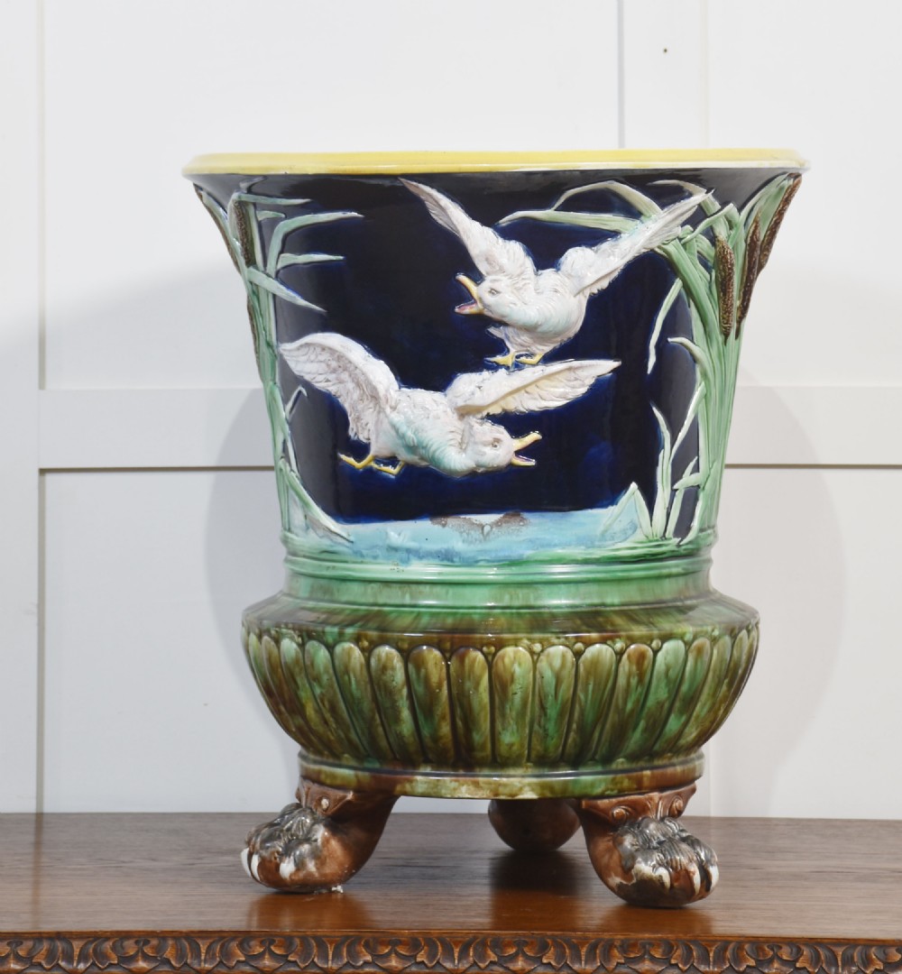 Majolica Jardiniere by Thomas Forrester View VI