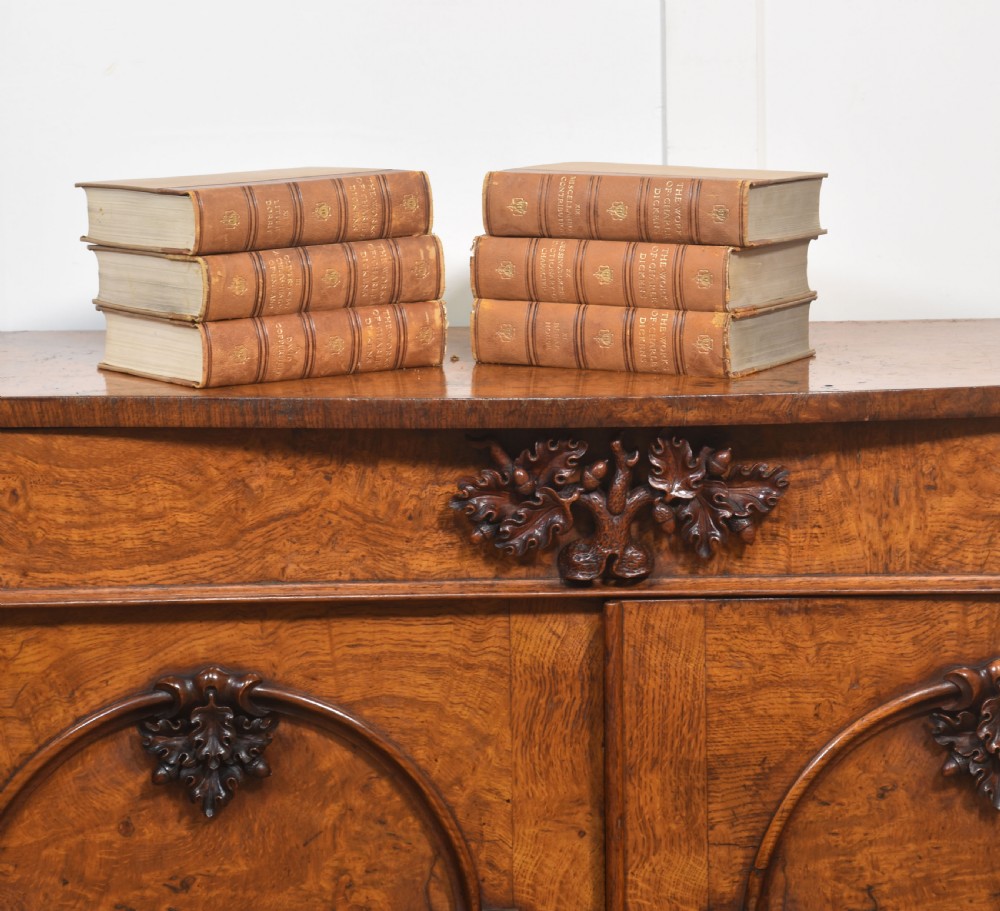 Set of twenty leather bound books by charles Dickens View V
