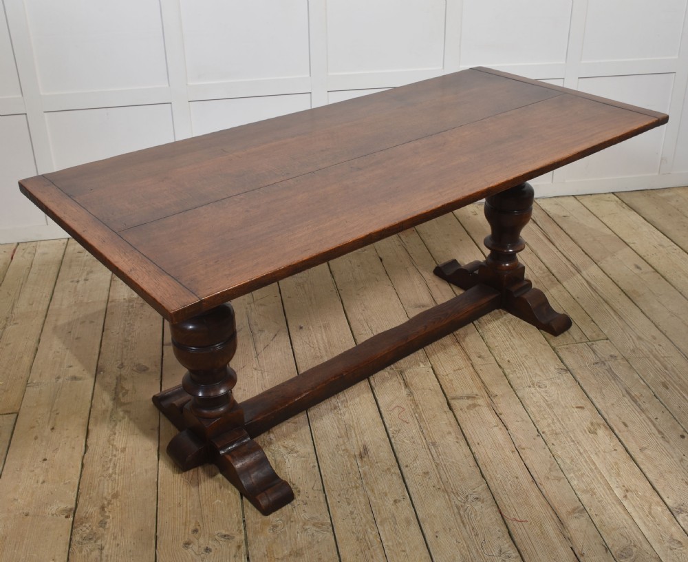 Oak refectory table