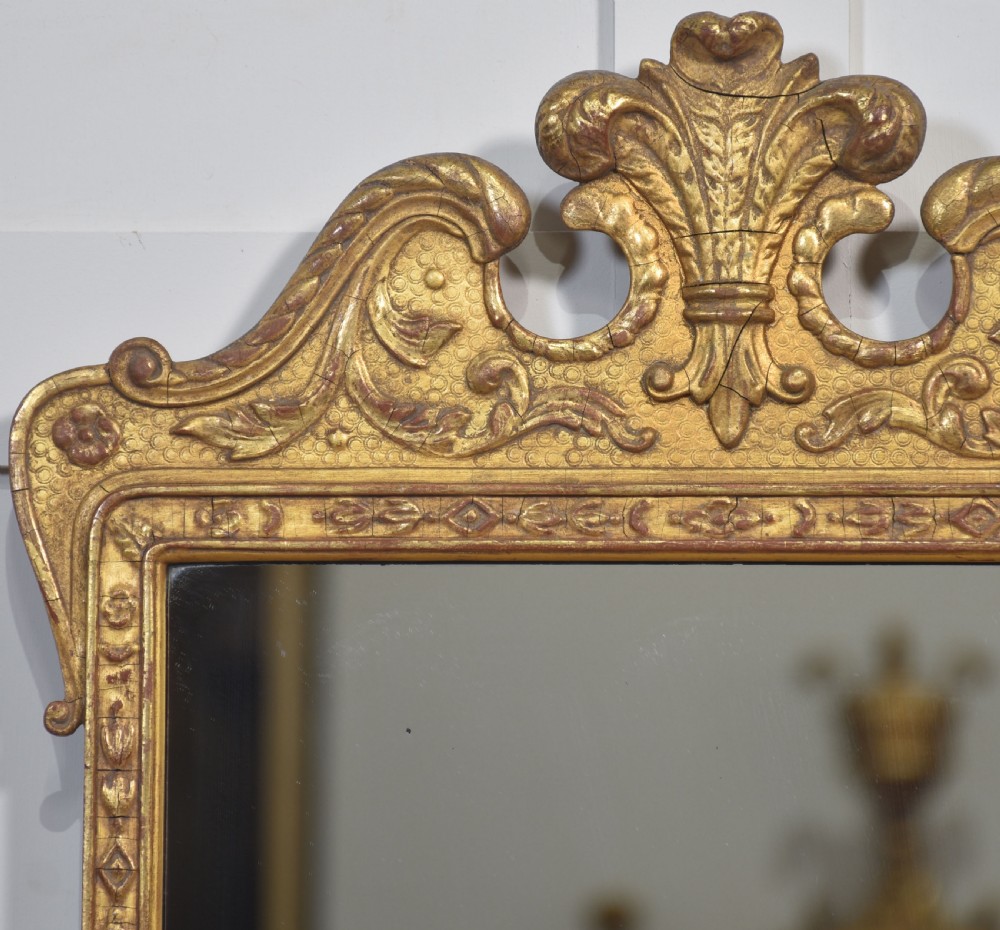 Carved giltwood wall mirror View II