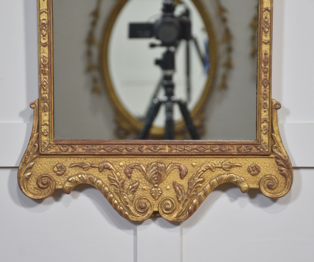 Carved giltwood wall mirror View III