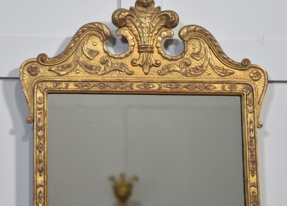 Carved giltwood wall mirror View V